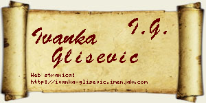 Ivanka Glišević vizit kartica